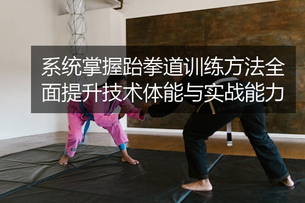 系统掌握跆拳道训练方法全面提升技术体能与实战能力